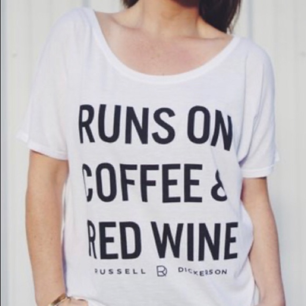 Coffee & Red Wine Concert Tee🍷☕️